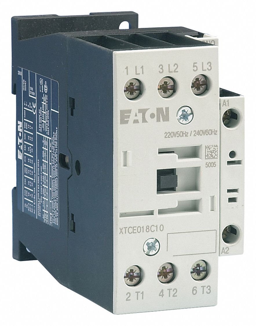 Eaton XTCE018C10TD Eaton IEC Contactor 18 A Full Load Amps