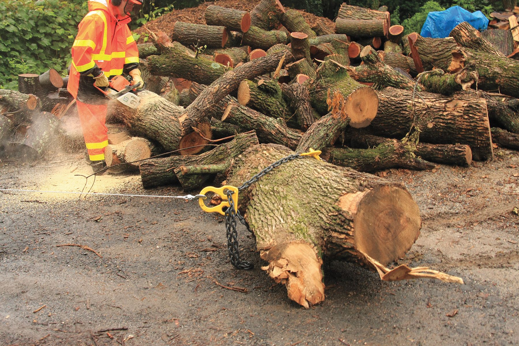 LIFTALL 6 ft Adjustable, Control Plate, Sling Hook Chain Sling, Grade