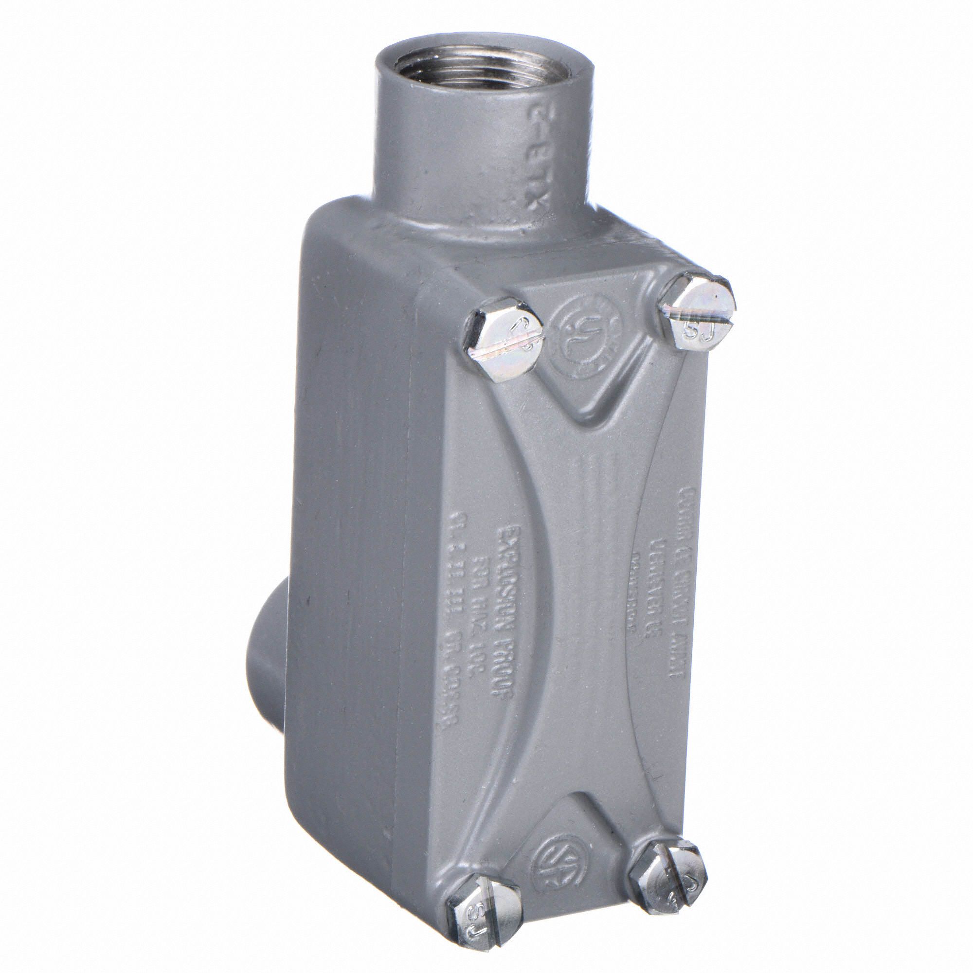 Hubbell Killark VLJX-1WW Conduit Outlet Body – 1/2" – Aluminum – Gray