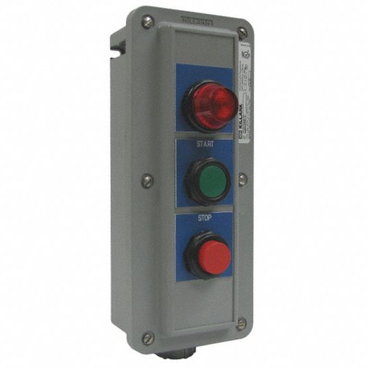 Push Button, 3NO/3NC, Control Station - 4TZP6|D2CG8B9 - Grainger