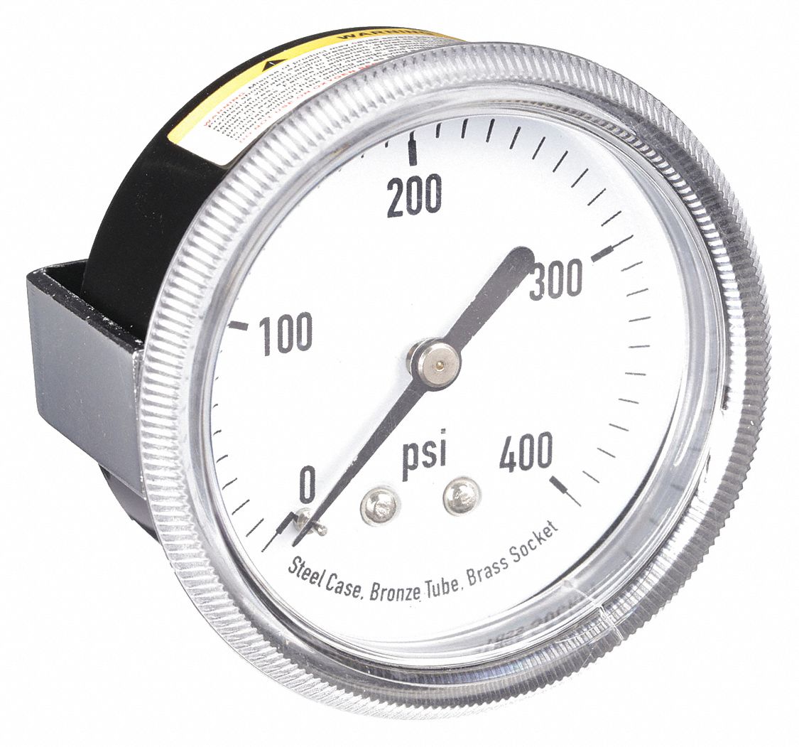 PANEL MOUNT GAUGE,U CLAMP,2 1/2IN,4