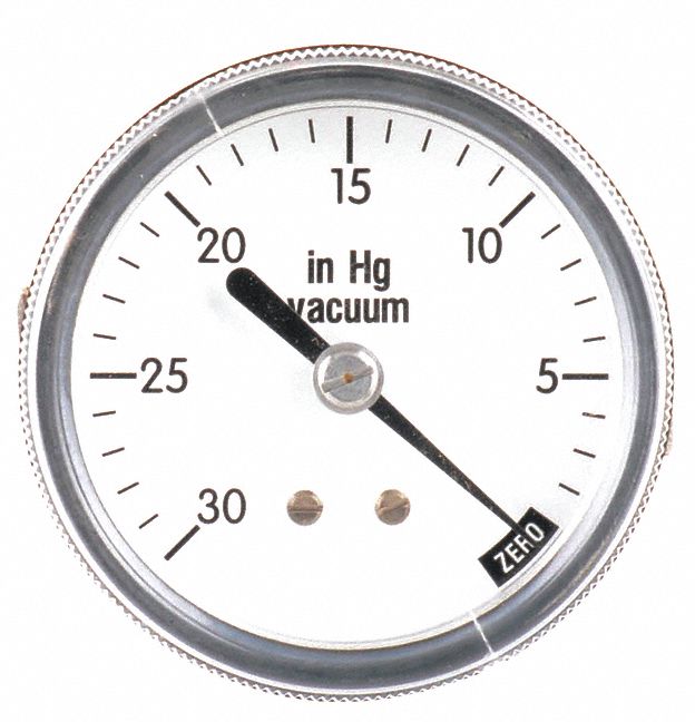 GRAINGER APPROVED Vacuum Gauge 4UA454UA45 Grainger