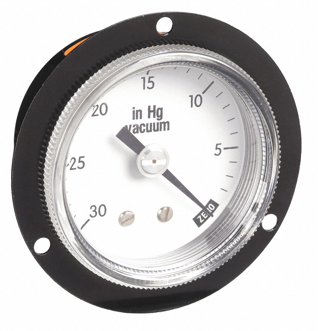 Front Flange, 30 to 0 in Hg, PanelMount Vacuum Gauge 4UA514UA51 Grainger
