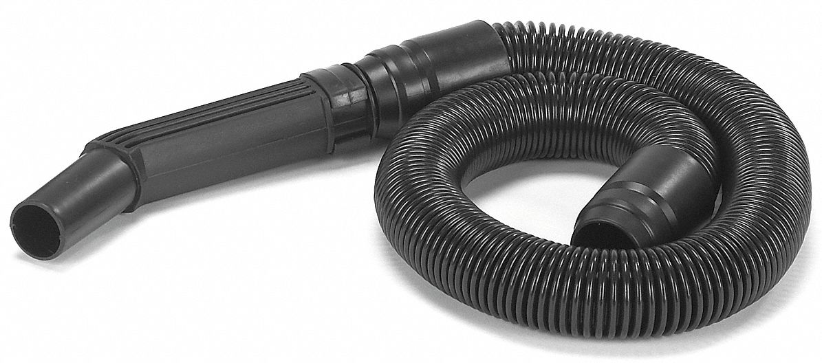 DAYTON, 1 1/4 in Hose Dia., 12 ft Hose Lg, Stretchable Vacuum Hose