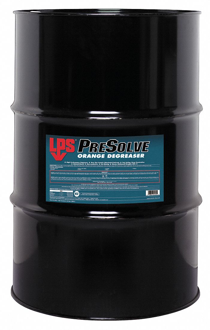 LPS Degreaser, 55 gal Cleaner Container Size, Drum Cleaner Container