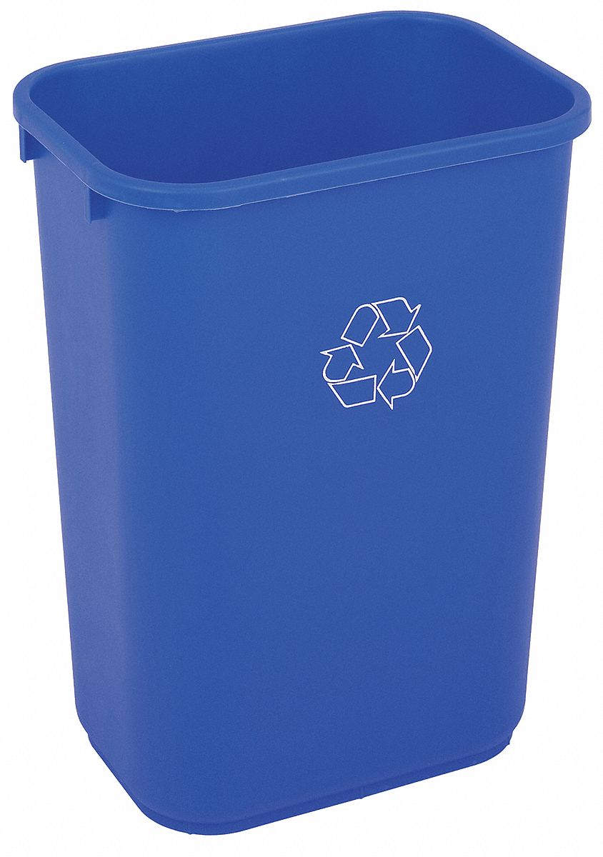 4UAU6 - Desk Recycling Container Bl 10-1/4 gal.