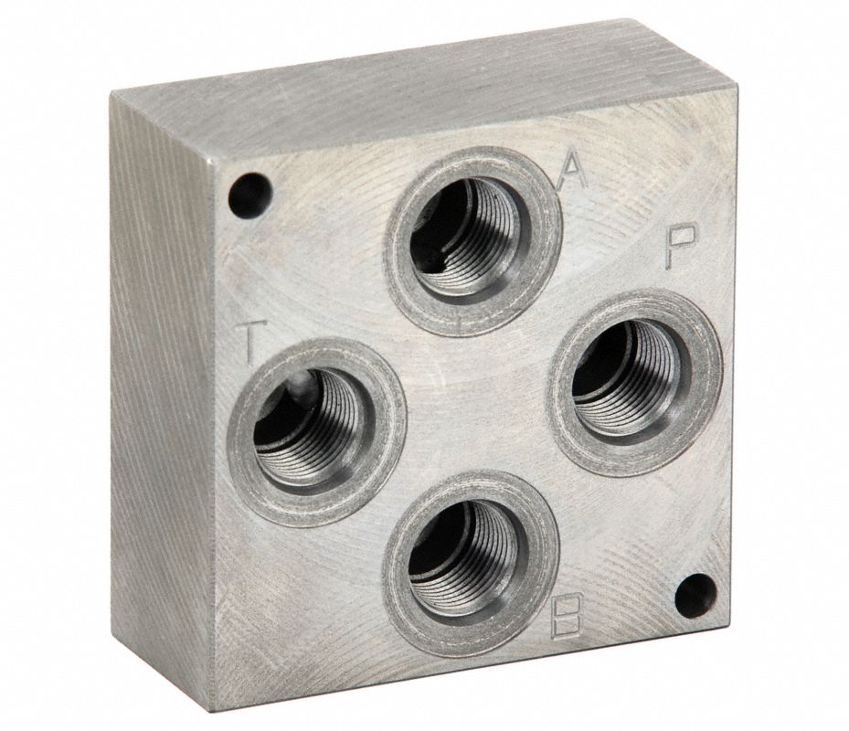 PARKER Plca d/Puerto Inferior,1.5An pulg.,Acero - 4UB20 | SPD24SS35 ...