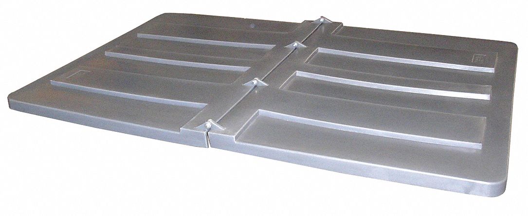 Hinged Truck Lid: 45.9 cu ft Fits Truck Size (Cu.-Ft.), 74 in L 40 in W 2 1/4 in H