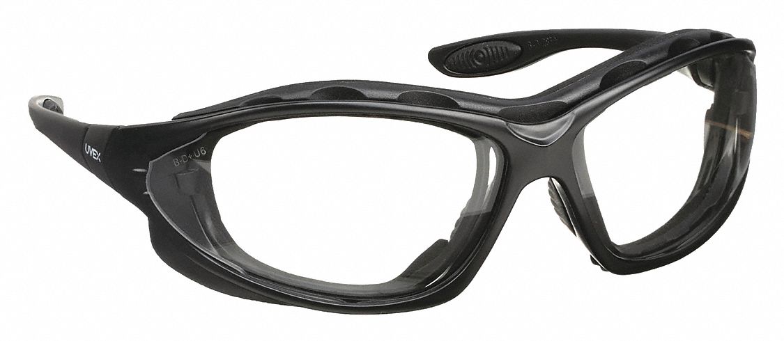 LUNETTES DE PROTECTION, ENVELOPPANTE, PC/PLASTIQUE/PUR, REVÊTEMENT DUR, NR/TRSP, CSA. UV, UNIVERSELLE, UNISEXE