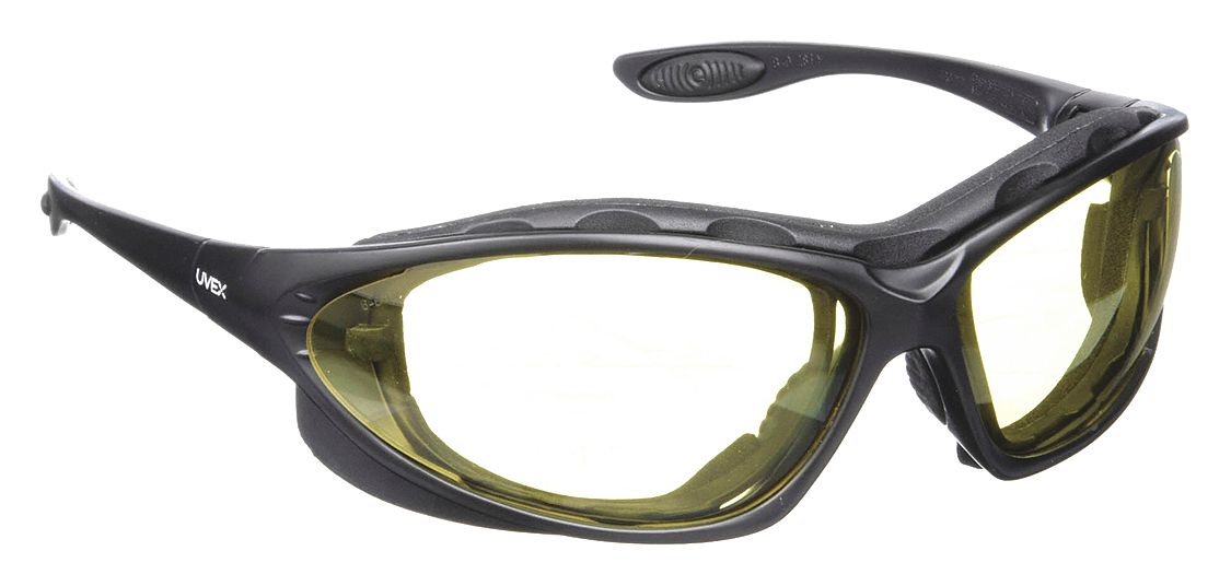 PROTECTIVE GOGGLES, WRAPAROUND, PC/ELASTIC/PUR, UVEXTRA ANTI-FOG, BLACK/AMBER, CSA, UV