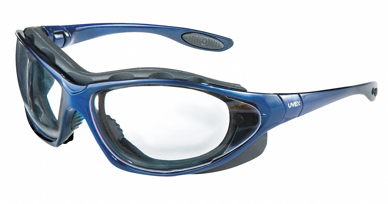 Honeywell Uvex Protective Goggles Anti Fog Anti Scratch Non Vented Blue Universal Eyewear
