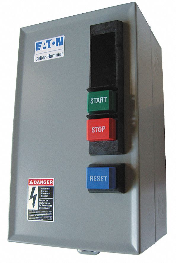 Motor Starter, 240V AC Coil Volts, Overload Relay Amp Setting 1 to 5A