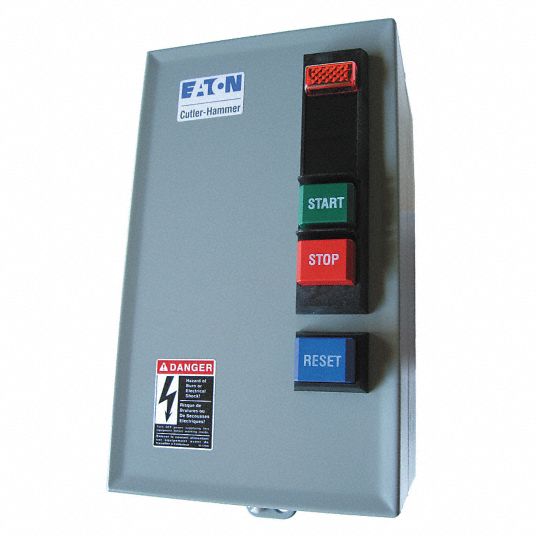 EATON Motor Starter, 240V AC Coil Volts, Overload Relay Amp Setting 0.4 to 2.0A 4UCZ2