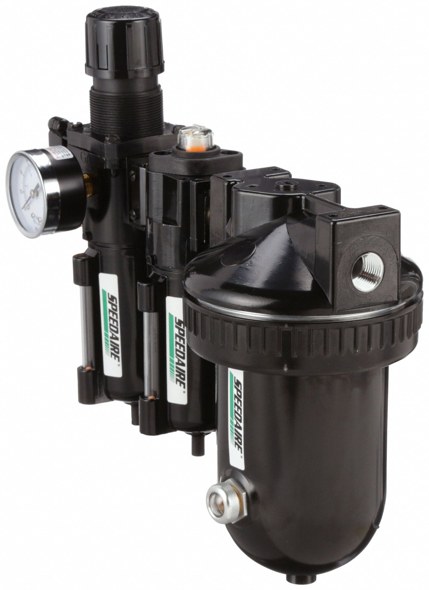 SPEEDAIRE Desiccant Air Dryer 4Stage, ISO Class 2, 1/2 in NPT, 15 cfm