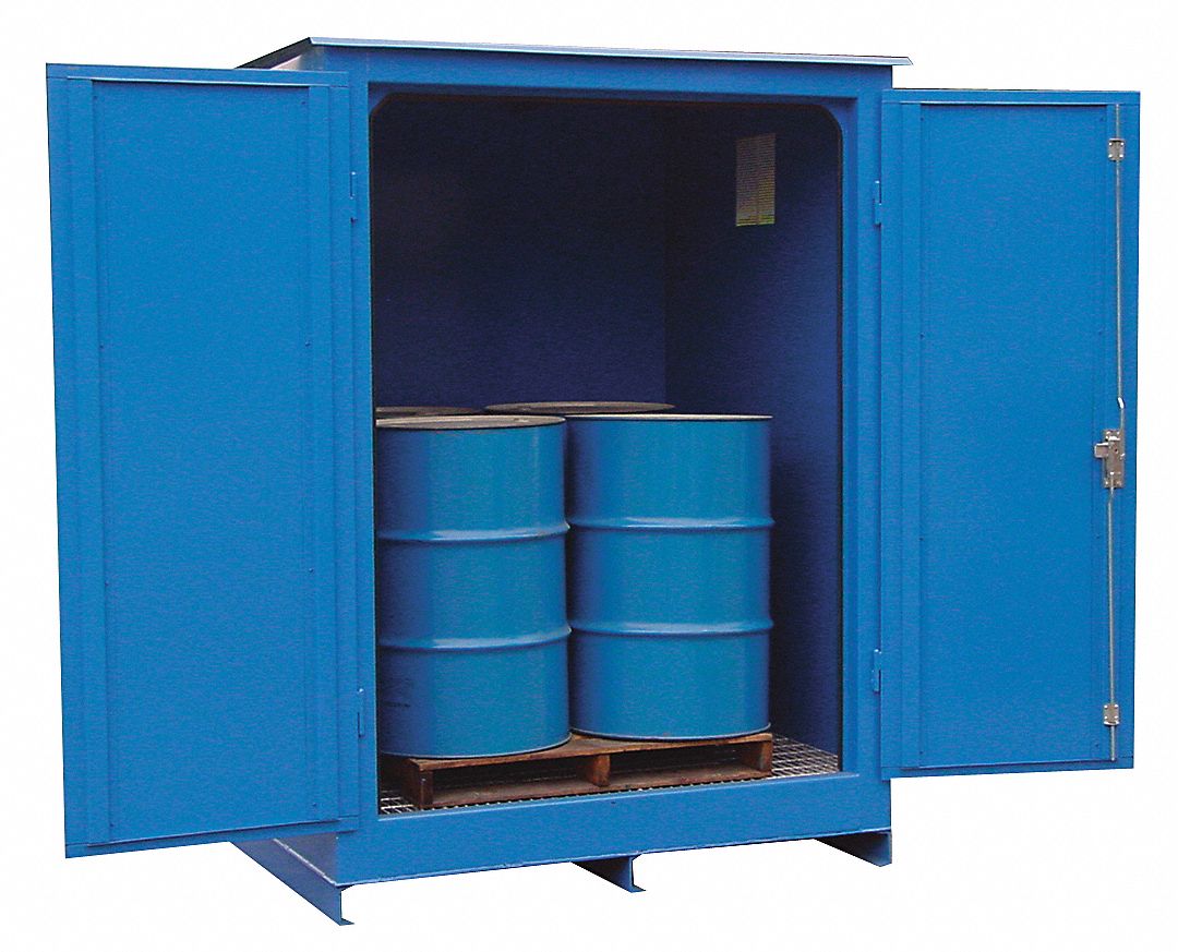 89 in x 62 in x 88 in, Blue, Storage Locker 8DPP1P191050 Grainger