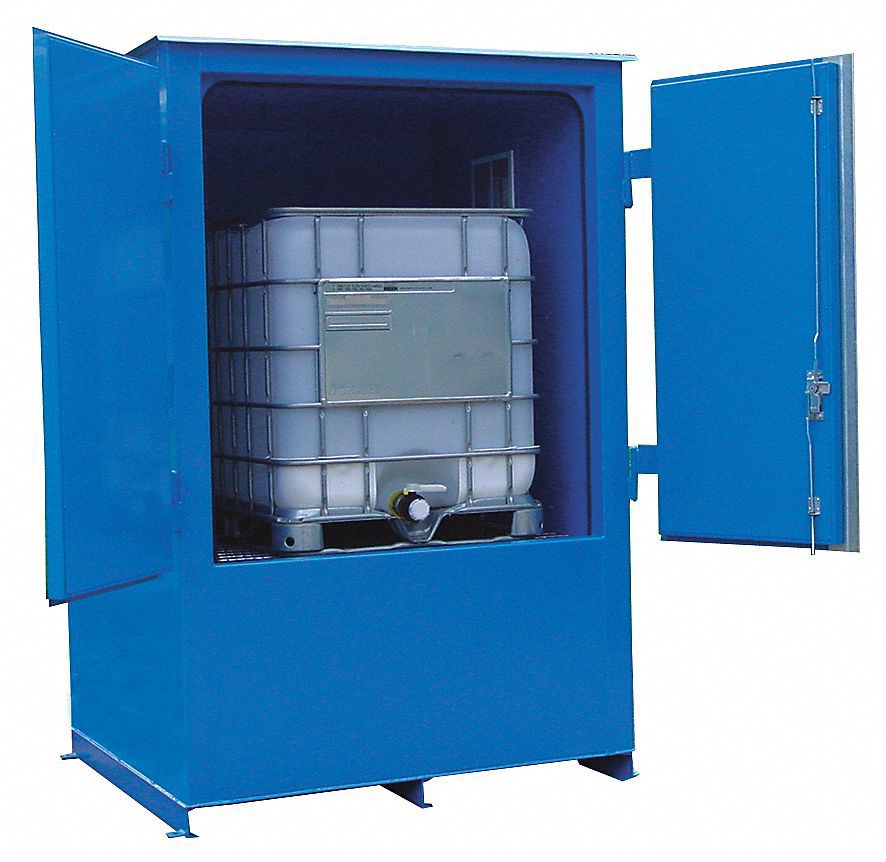 IBC Totes, Vertical, Hazmat Safety Locker 56EC72p191255 Grainger