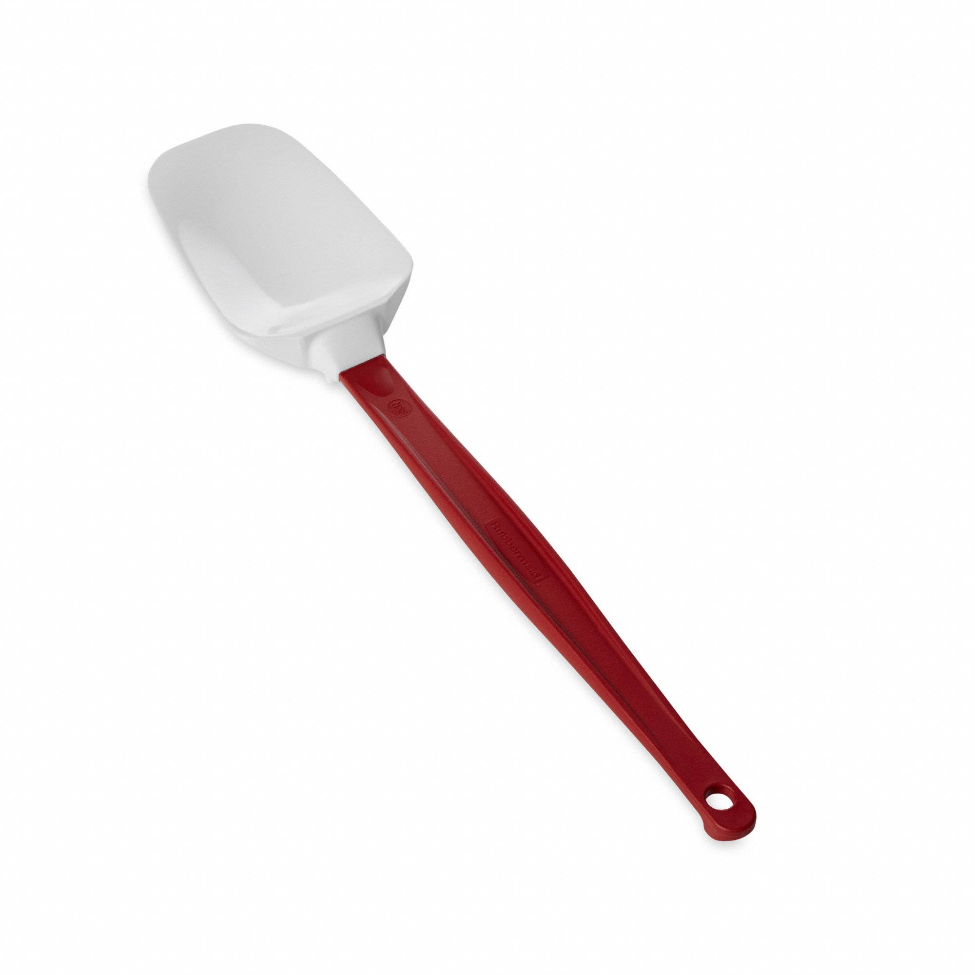 Rubbermaid FG196700RED 13 1/2 Spoon Scraper Spatula - Red Handle