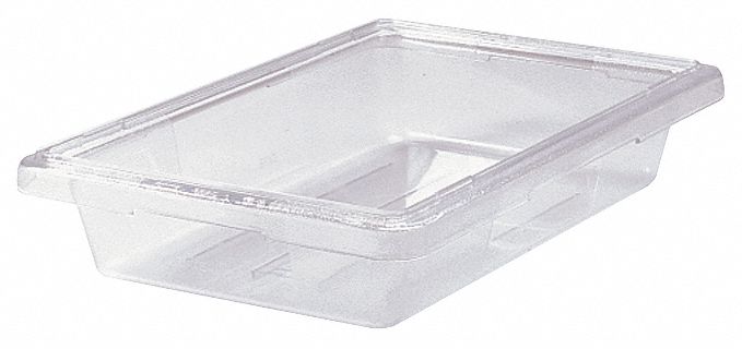 RUBBERMAID FOOD BOX,20 QT., CLEAR - Food Storage, Inserts, and Covers -  WWG4UEH3