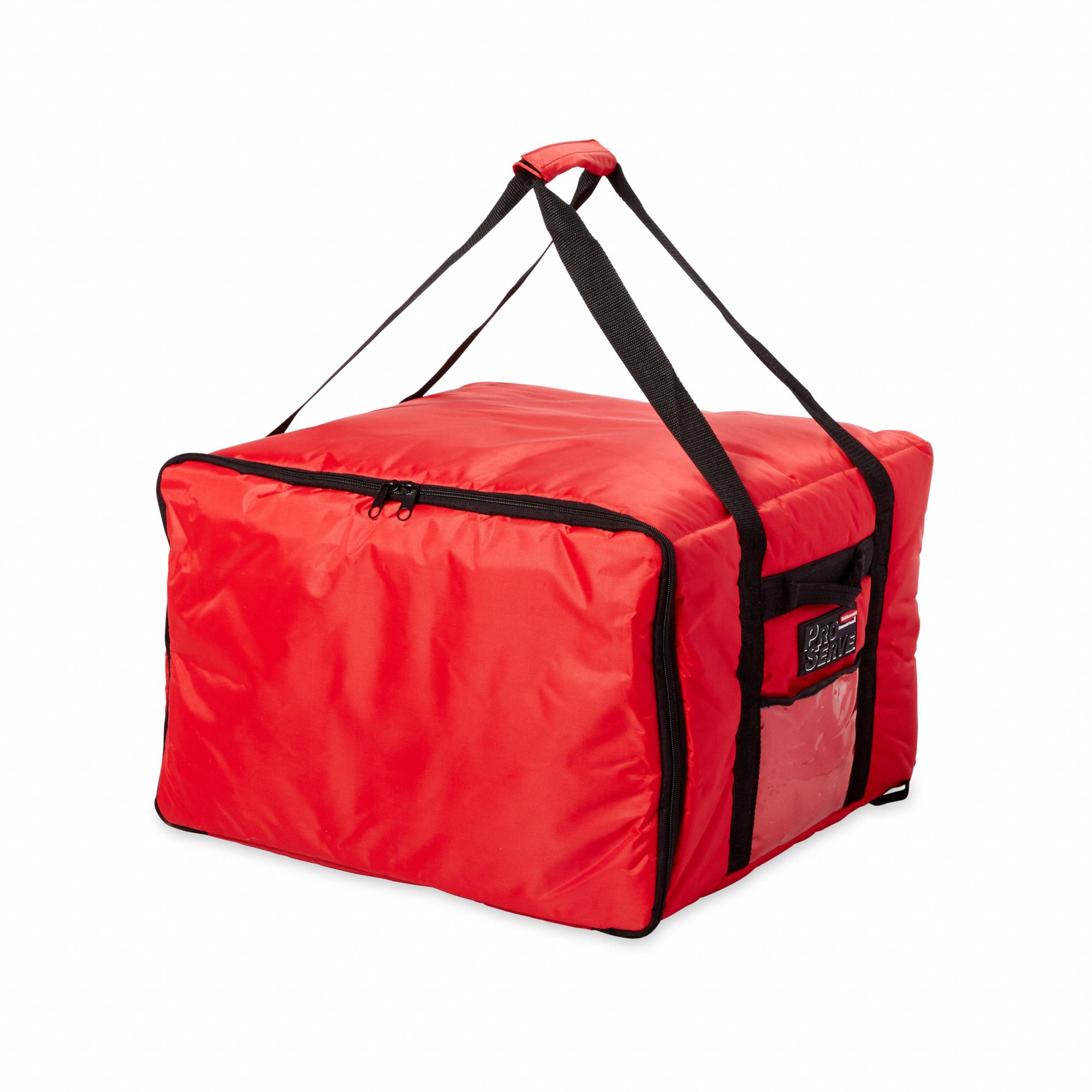 Red Rubbermaid Commercial Products PROSERVE Insulated Professional Pizza Delivery Bag Medium FG9F3600RED 