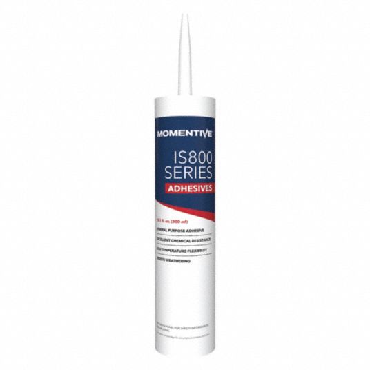 MOMENTIVE Clear Industrial Sealant, Silicone, 10.1 oz Cartridge 4UH07