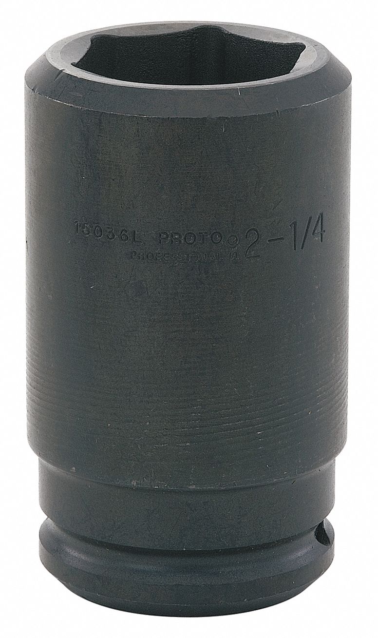 PROTO, 1 1/2 in Drive Size, 4 3/8 in Socket Size, Impact Socket 4UHK8