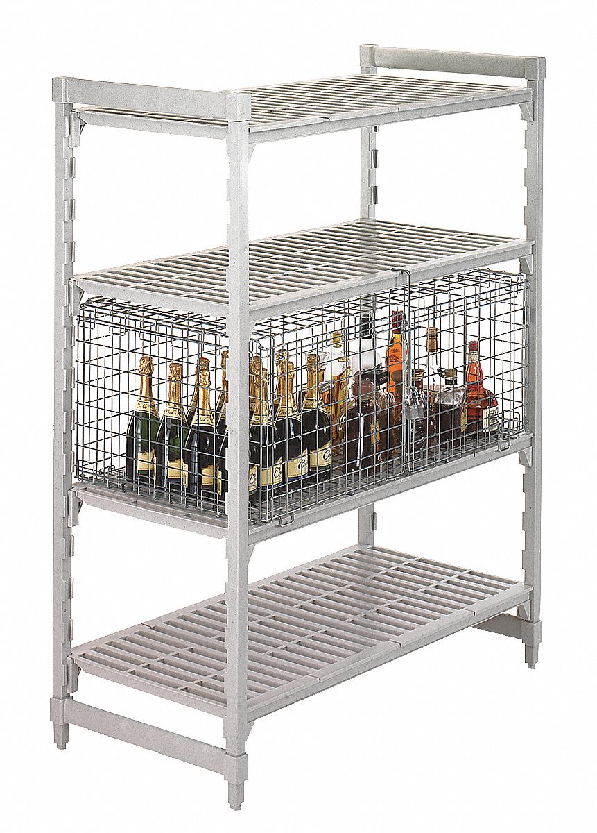 4UHX8 - Security Cage 18x42-1/2x25-1/4 in. Gray