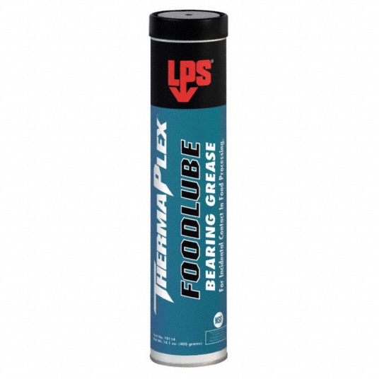 LPS White Aluminum Complex Food Lube Bearing Grease, 14.1 oz, NLGI
