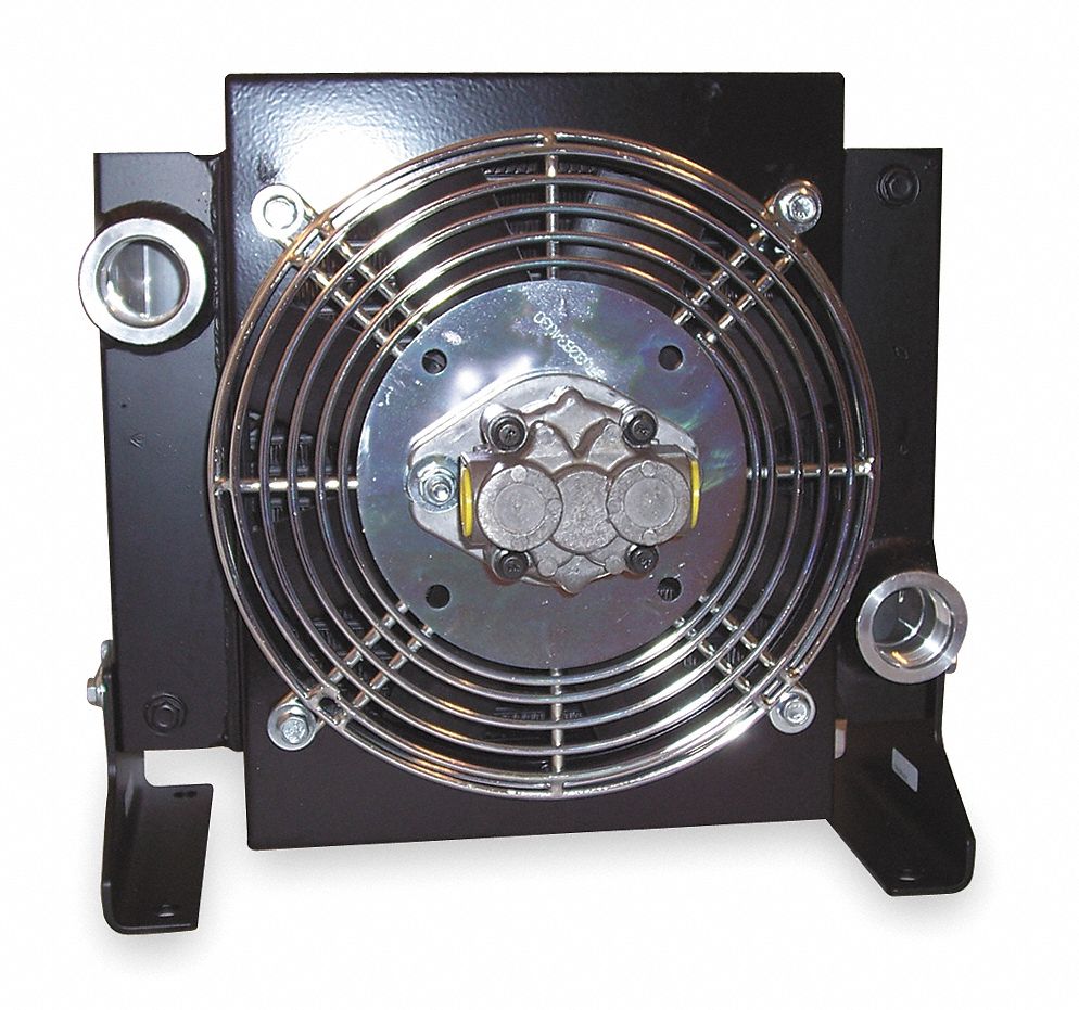 4UJC1 - Oil Cooler w/Hydraulic Motor 8-80 GPM