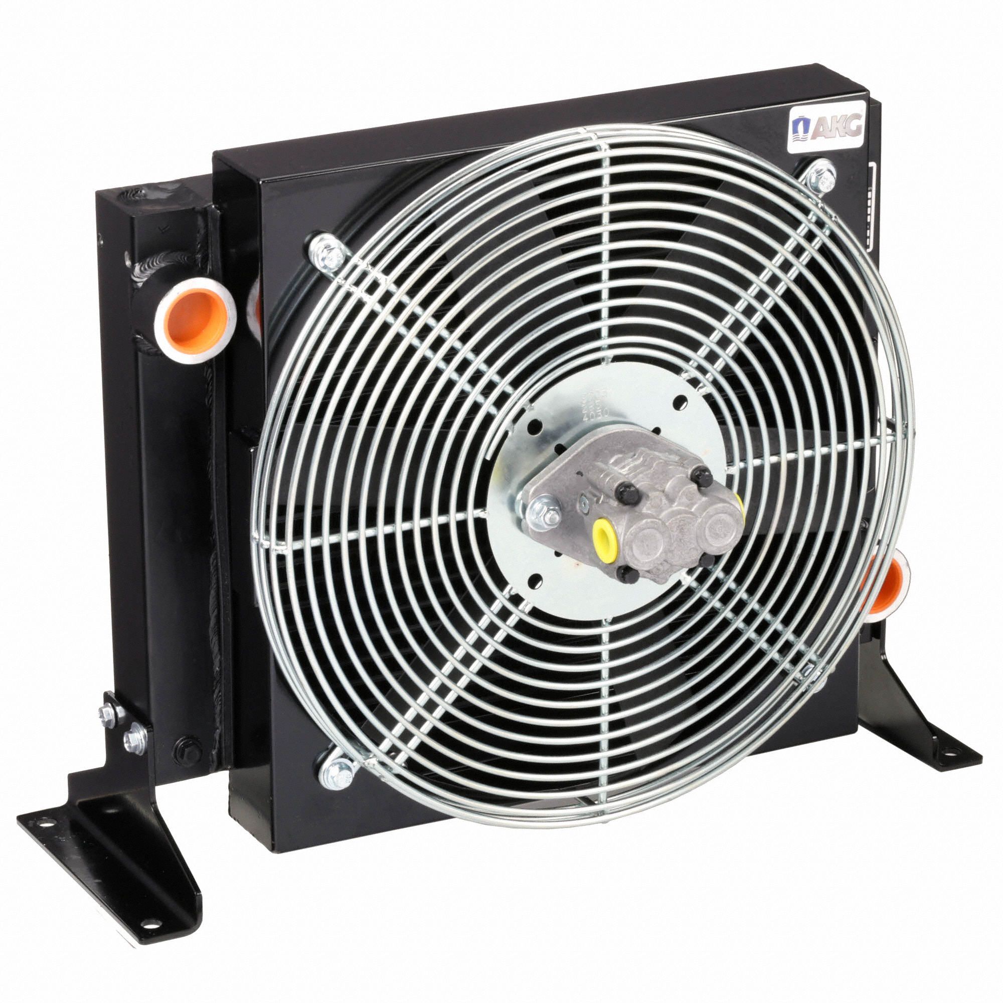 COOLLINE Forced Air Oil Cooler, 45 hp HP Heat Removed, 50 gpm, 377 psi