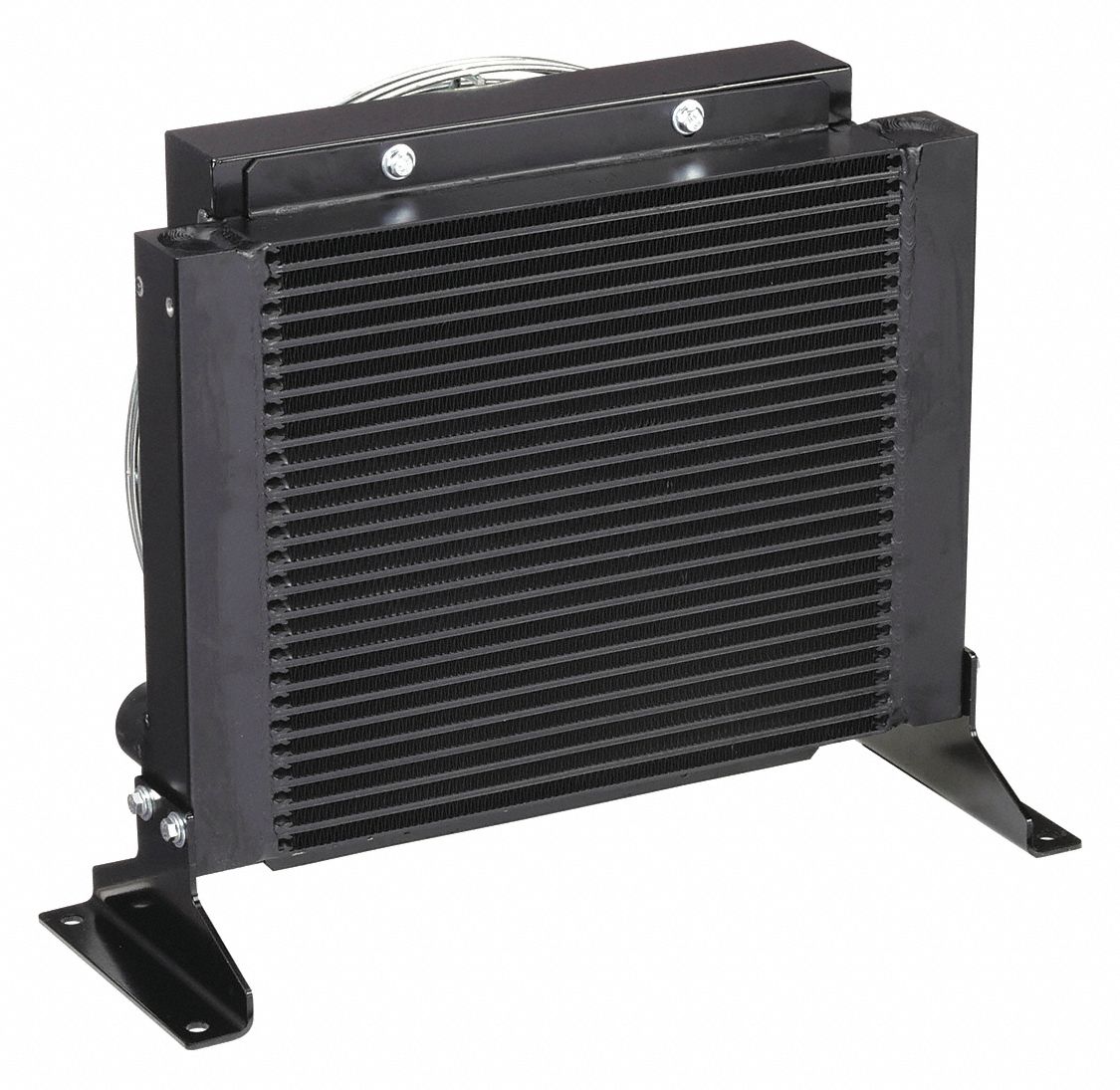 Forced Air Oil Cooler: 45 hp Heat Removed, 50 gpm Max. Flow, 377 psi Max. Pressure