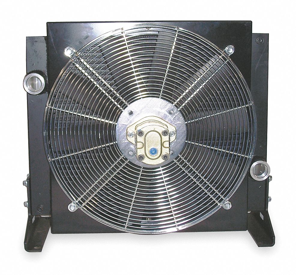 4UJC4 - Oil Cooler w/Hydraulic Motor 8-80 GPM