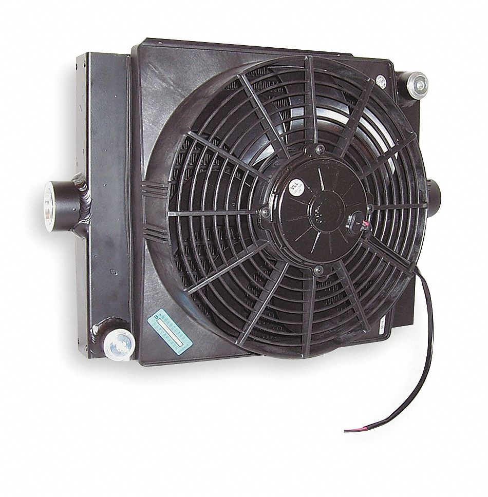 4UJF5 - Oil Cooler 12 VDC 4-50 GPM 0.19 HP