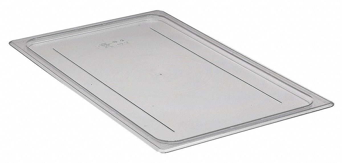 Food Pan Lid: Full Size, NSF Certified, 20 7/8 in Overall Lg, 12 3/4 in Overall Wd