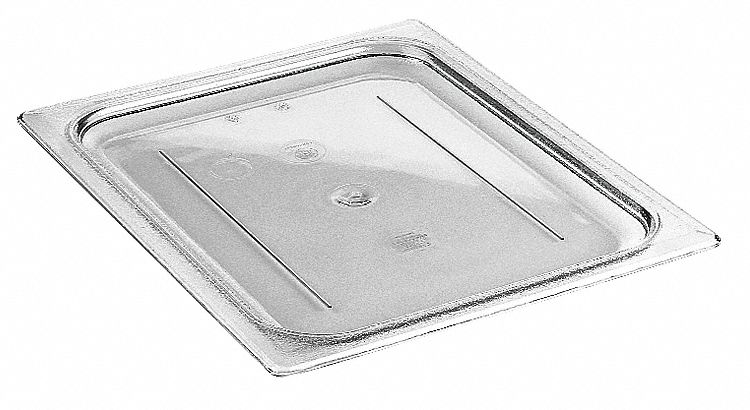 FOOD PAN LID, HALF SIZE,CLEAR,PK 6