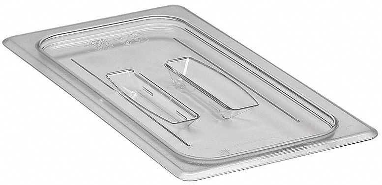 Food Pan Lid: Third Size, NSF Certified, 12 3/4 in Overall Lg, 6 15/16 in Overall Wd