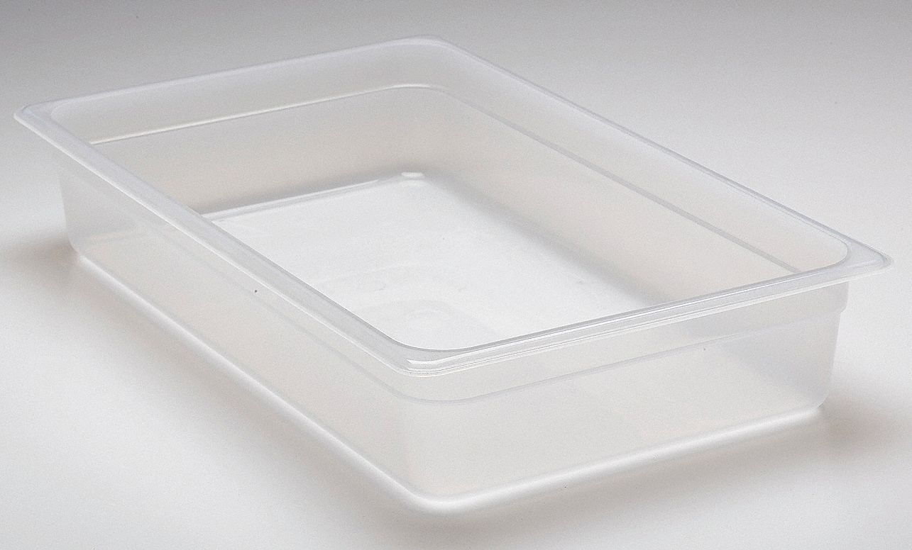 FOOD PAN,FULL SIZE,TRANSLUCENT,PK6