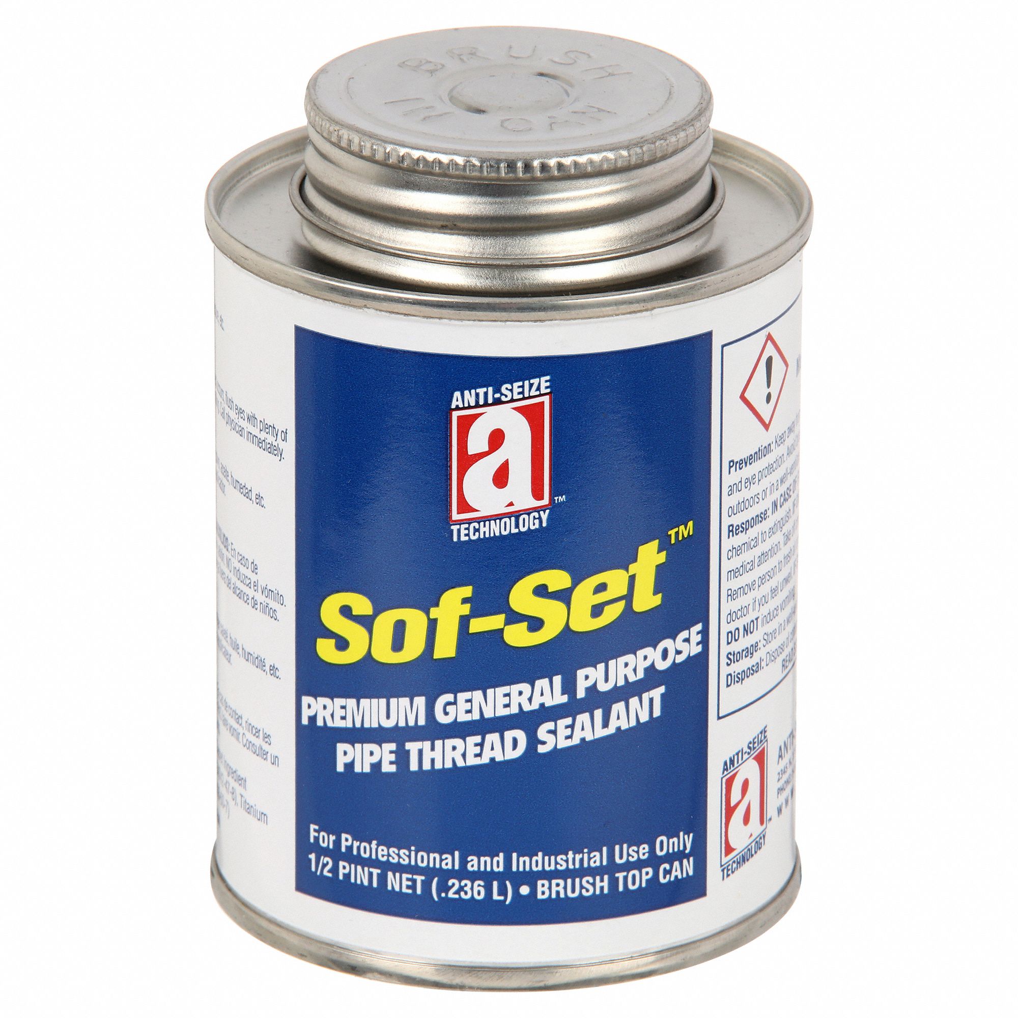 ANTISEIZE TECH, SofSet, 9.6 fl oz, Pipe Thread Sealant 4UK0329010