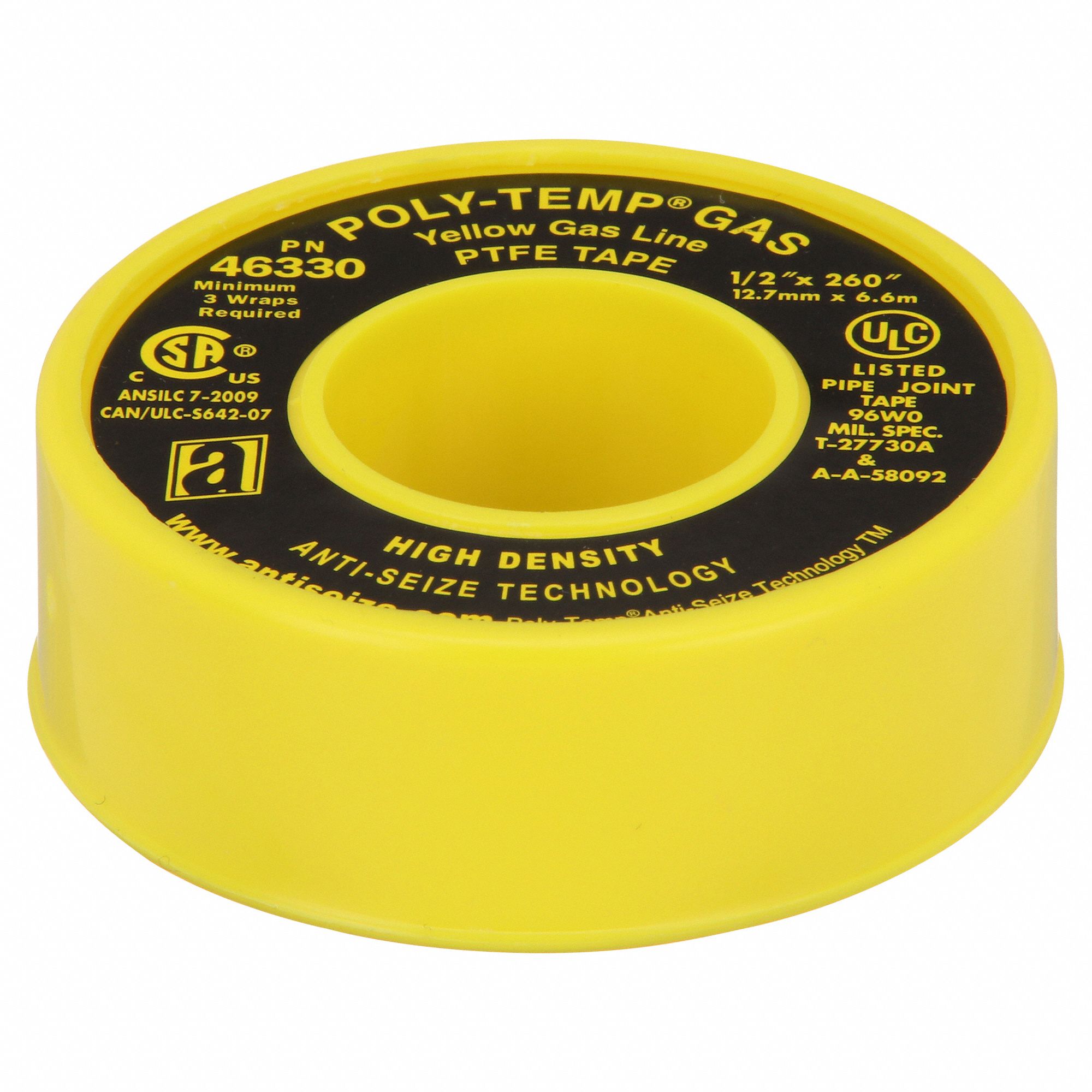 Teflon Tape  1/2 x 260 ft. Bulk Pack