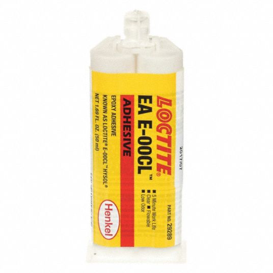 Loctite 29290 Clear E-00CL Hysol Epoxy STRUCTURAL Adhesive, Low Odor 200 ml Cartridge, 6.76 fl. oz.