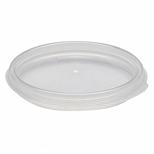 CAMBRO Polypropylene Seal Covers, Translucent 4UKA8CARFS1SCPP190