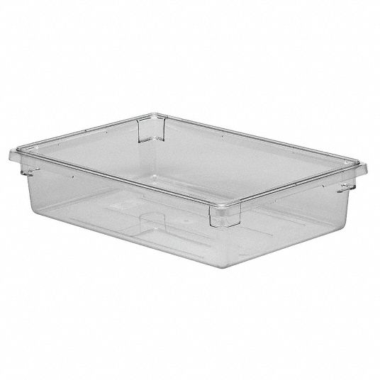 CAMBRO, 35 qt Capacity, Clear Body, Food Storage Box 4UKC4