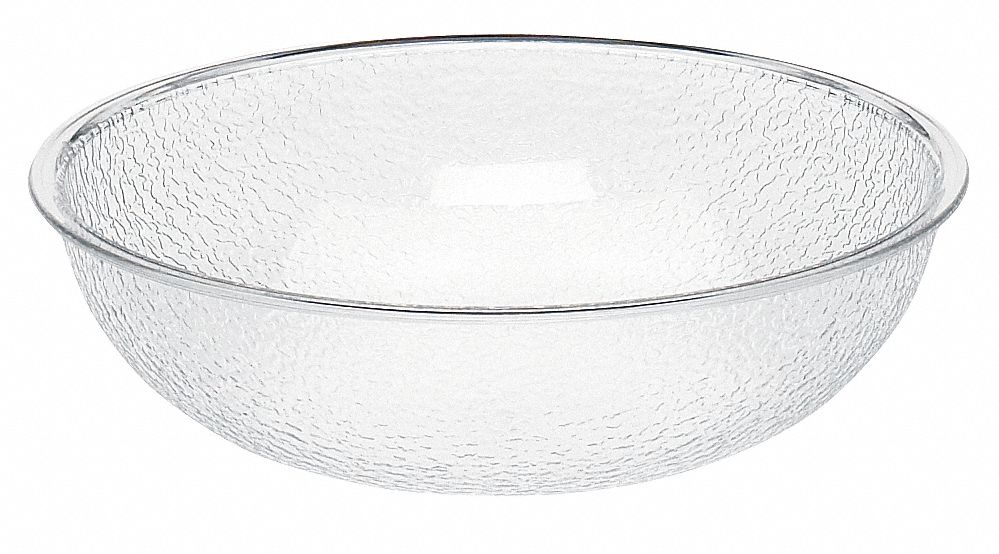 Bowls: Pebbled, 3.2 qt Capacity, Pebbled, 10 in Dia, 3 1/4 in Overall Ht