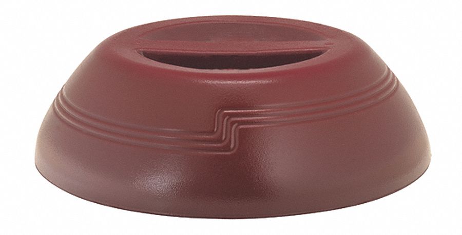 Insulated Dome: Cranberry, 10 in Dia, NSF Certified, Red