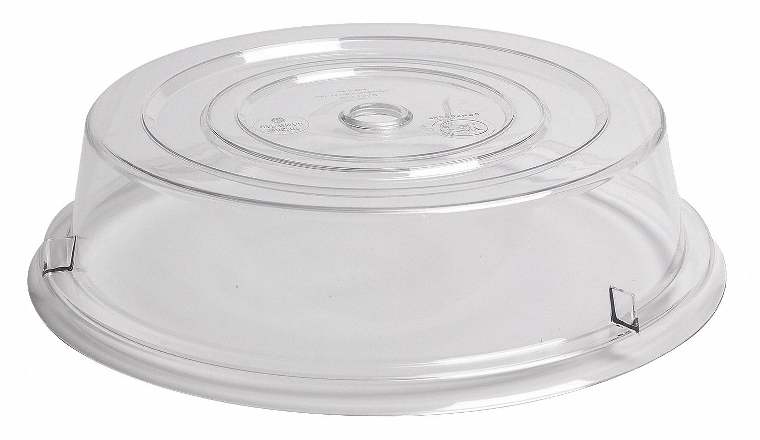 Camcover: 10 7/8 in Dia, Clear, NSF Certified, Clear