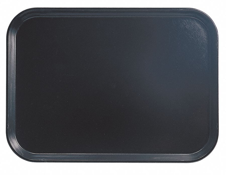 Cafeteria Tray 18 in L Black PK12