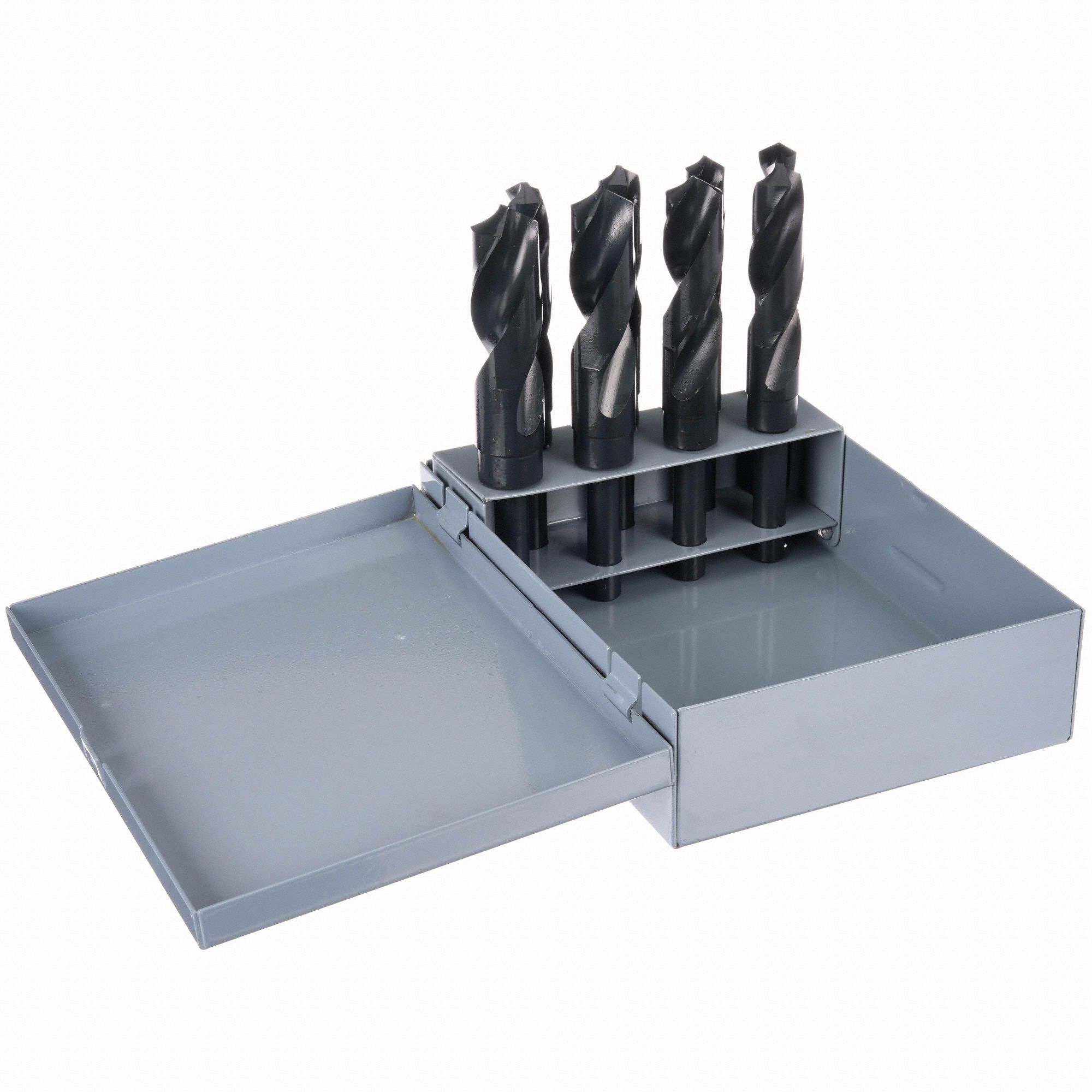 WESTWARD Reduced Shank Drill Bit Set 9/16 in Smallest Drill Bit Size