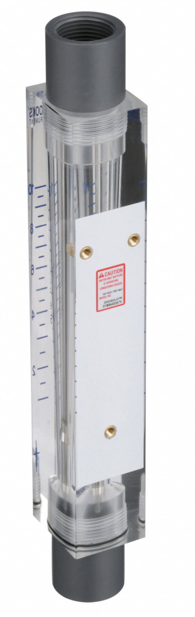 BROOKS 0.4 to 5 gpm Variable Area Mechanical Flowmeter 4UN11