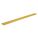 SPEED BUMP, YELLOW, PLASTIC, 2½ X 106 IN, 1 IN, CONCRETE HARDWARE KIT