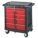 MOBILE CABINET WORKBENCH, 32⅝ IN X 19 13/16 IN, PLASTIC, BLACK