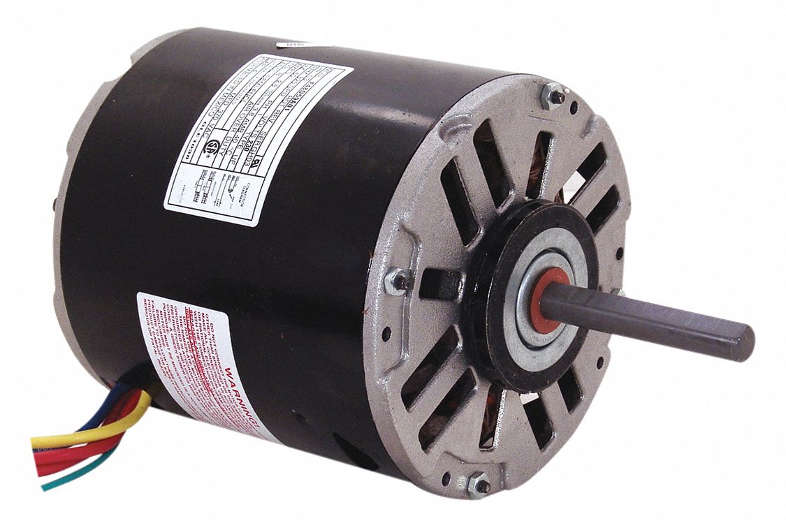 CENTURY Direct Drive Blower Motor: 1 Speed, Open Air-Over, Ring Mount ...